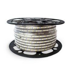 Лента светодиодная Black 2835/120-SMD 7Вт/м 3000К тепл. бел. IP67 600лм/м 220В 11х6мм (уп.20м) GAUSS 311000122