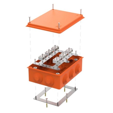 Коробка огнестойкая ОП 40-0320-FR6.0-4-12-Р Е15-Е60 RAL2004 200х150х75 (уп.5шт) Промрукав 40-0320-FR6.0-4-12-Р