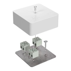 Коробка огнестойкая для кабель-канала 40-0450-FR1.5-6 Е15-Е120 75х75х30 Промрукав 40-0450-FR1.5-6