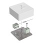 Коробка огнестойкая для кабель-канала 40-0450-FR6.0-4-П Е15-Е120 с термопредохранителем 75х75х30 Промрукав 40-0450-FR6.0-4-П