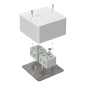 Коробка огнестойкая для кабель-канала 40-0460-FR16.0-4 Е15-Е120 85х85х45 Промрукав 40-0460-FR16.0-4