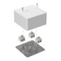 Коробка огнестойкая для кабель-канала 40-0460-FR2.5-6 Е15-Е120 85х85х45 Промрукав 40-0460-FR2.5-6