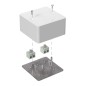 Коробка огнестойкая для кабель-канала 40-0460-FR6.0-4 Е15-Е120 85х85х45 Промрукав 40-0460-FR6.0-4