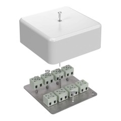 Коробка огнестойкая для кабель-канала 40-0470-FR6.0-16 Е15-Е120 103х103х45 Промрукав 40-0470-FR6.0-16