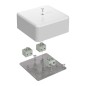 Коробка огнестойкая для кабель-канала 40-0470-FR6.0-6 Е15-Е120 103х103х45 Промрукав 40-0470-FR6.0-6