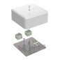 Коробка огнестойкая для кабель-канала 40-0470-FR6.0-6 Е15-Е60 (латунь) RAL9003 103х103х45 Промрукав 40-0470-FR6.0-6-Е60