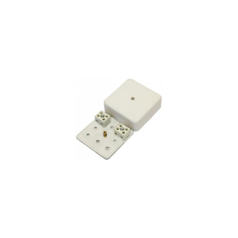 Коробка монтажная огнестойкая керамич. 7403-4 4 контакта до 6кв.мм IP41 75х75х28 МЕТА 245444