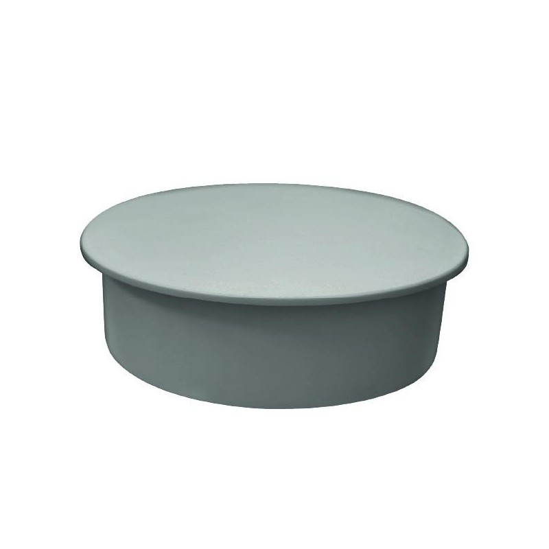 Коробка монтажная У192 d102х30мм крышка IP20 сер. Урал Пак КМ-500070192-048