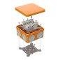 Коробка огнестойкая ОП двухкомпонентная 60-0300-FR2.5-12 Е15-Е120 100х100х50 Промрукав 60-0300-FR2.5-12