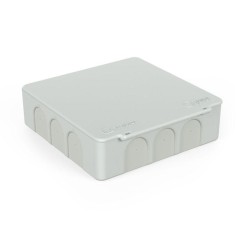 Коробка распределительная ОП 100х100х30 (HF) для прям. монтажа двухкомп. безгалоген.(уп.8шт) Промрукав 60-0302м