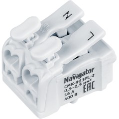 Клемма монтажная 61 690 NTC-CMK-923PL-2-50 (уп.50шт) Navigator 61690