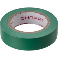 Изолента ПВХ 61 880 OIT-B15-10/G зел. ОНЛАЙТ 61880