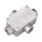 Коробка ответвительная 118х83х42мм 4 ввода М20х1.5 IP55 алюм. DKC 6430-20 Коробка ответвительная 118х83х42мм 4 ввода М20х1.5 IP55 алюм. DKC 6430-20