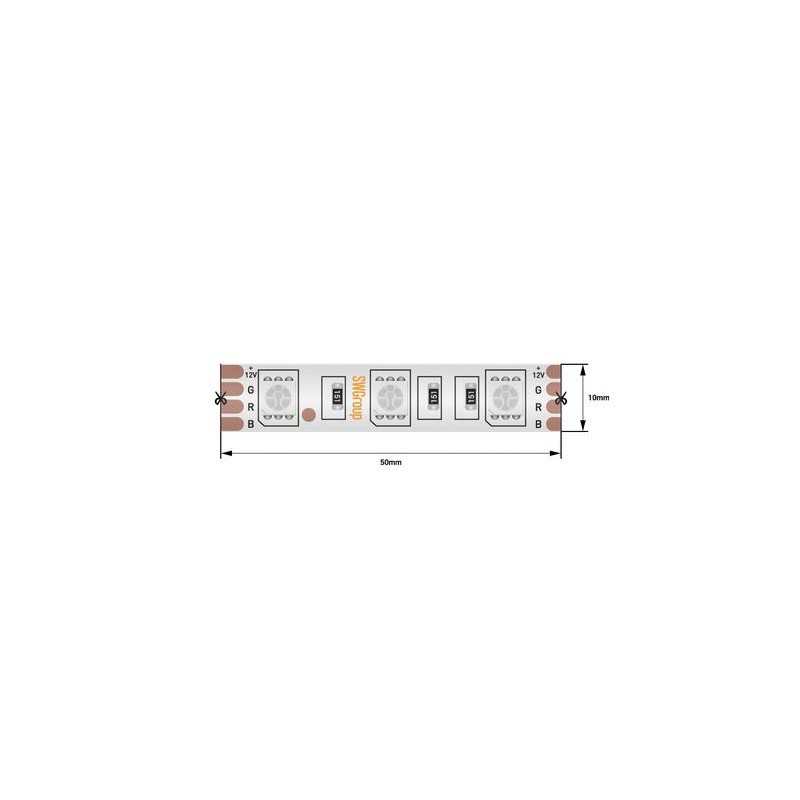 Лента светодиодная стандарт 5050 60LED/м 14.4Вт/м RGB 12В IP68 со скотчем 3М (уп.5м) SWG Standard 00-00009268 Лента светодиодная стандарт 5050 60LED/м 14.4Вт/м RGB 12В IP68 со скотчем 3М (уп.5м) SWG Standard 00-00009268