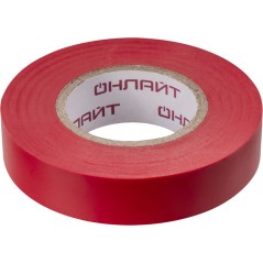Изолента ПВХ 15мм (рул.20м) 71 678 OIT-B15-20/R красн. ОНЛАЙТ 71678