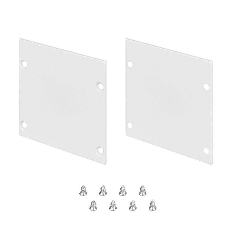Заглушка LINE-S-5050 WHITE глухая металл (комплект) Arlight 041869