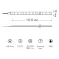Лента светодиодная Elementary 2835/60-SMD 4.8Вт/м зел. IP66 210лм/м 12В 8мм (уп.5м) GAUSS 356000605