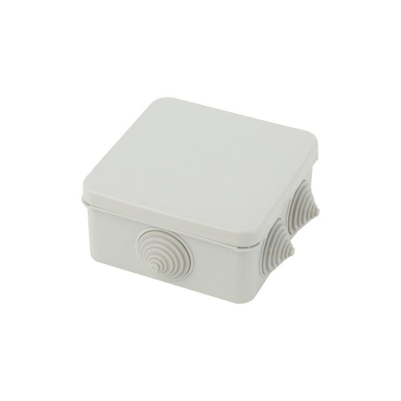 Коробка распаячная KKORz-100-100-50-6gv открытой установки КОР 100х100х50мм защелк. крышка 6 вставл. сальника IP55 ЭРА Б0055757 Коробка распаячная KKORz-100-100-50-6gv открытой установки КОР 100х100х50мм защелк. крышка 6 вставл. сальника IP55 ЭРА Б0055757
