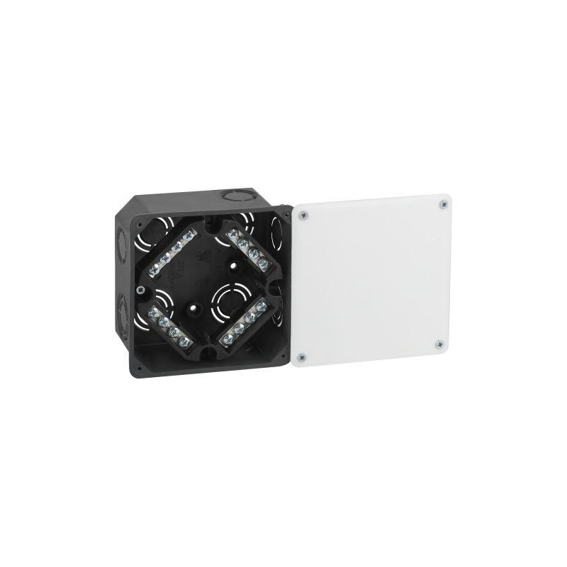 Коробка распаячная для твердых стен клеммник крышка IP42 KRT-k-107-107-50 Эра Б0057233