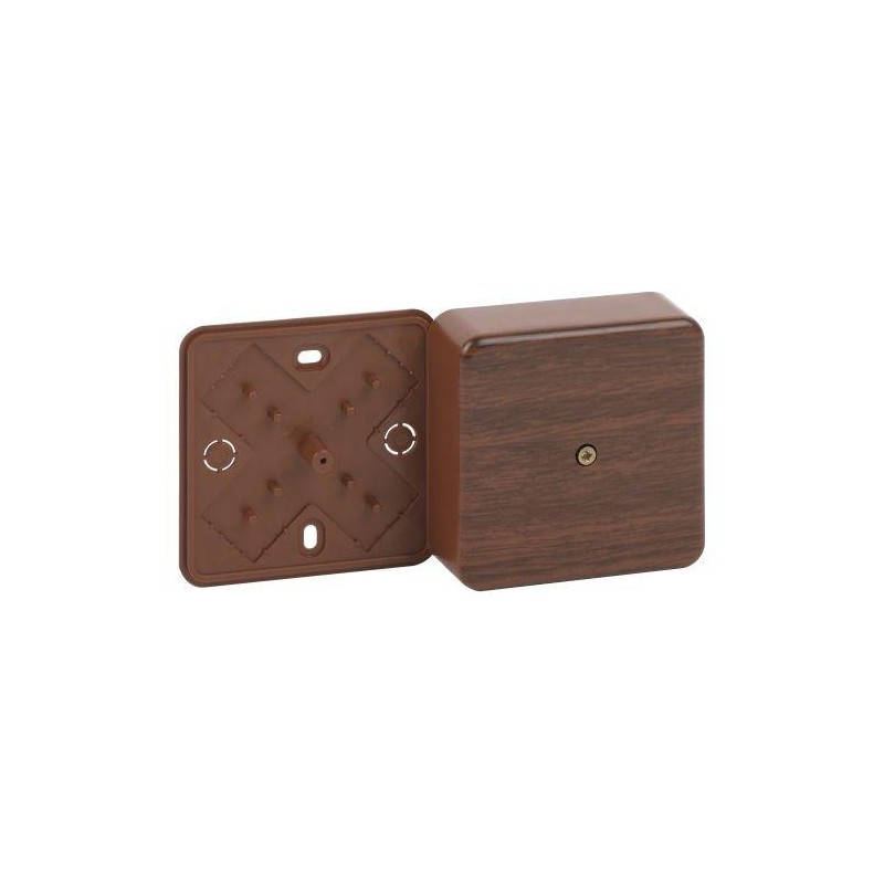 Коробка распаячная 50х50х20мм без клеммы IP40 дуб BS-O-50-50-20 Эра Б0058703