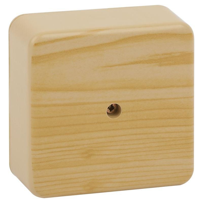 Коробка распаячная 100х100х50мм без клеммы IP40 сосна BS-P-100-100-50 Эра Б0058708 Коробка распаячная 100х100х50мм без клеммы IP40 сосна BS-P-100-100-50 Эра Б0058708