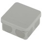 Коробка распаячная 80х80х40мм двухкомпонентная HF стойкая к УФ прямой монтаж IP67 сер. KOR-80-80-40-9g-2MP Эра Б0060290