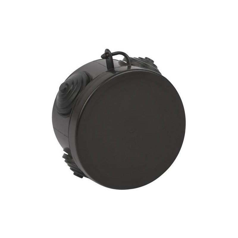 Коробка распаячная ОП 65х40мм с гермовводами 4 входа IP54 черн. KOR-65-40-4g-B Эра Б0061799