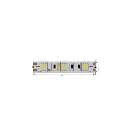 Лента светодиодная стандарт 5050 60LED/м 14.4Вт/м холод. бел. 12В IP66 со скотчем 3М (уп.5м) SWG Standard 00-00015652