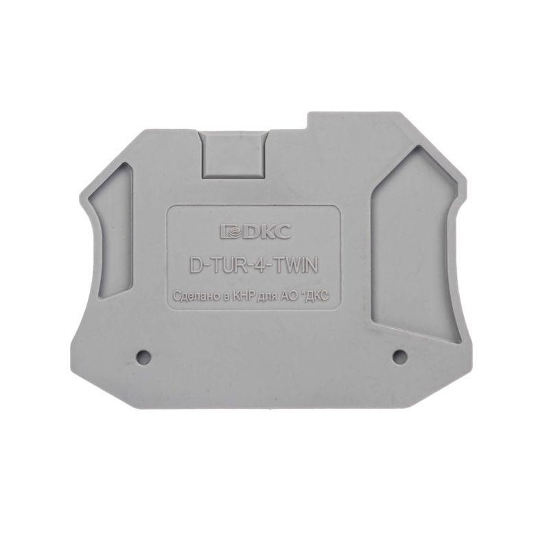 Изолятор торцевой для клеммы TUR-4-TWIN DKC D-TUR-4-TWIN Изолятор торцевой для клеммы TUR-4-TWIN DKC D-TUR-4-TWIN
