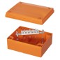 Коробка ответвительная FS 240х190х90хмм 6р 450В 20А 10кв.мм нерж. контакт с гладкими стенками и клеммн. IP56 пластик. DKC FSK406