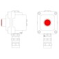 Пост управления взрывонепроницаемый из алюминия LCSD-01-B-MC-L1R(220)x1-PCMB-KA3MHK DKC LCSD21000020 Пост управления взрывонепроницаемый из алюминия LCSD-01-B-MC-L1R(220)x1-PCMB-KA3MHK DKC LCSD21000020