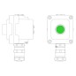 Пост управления взрывонепроницаемый из алюминия LCSD-01-B-MC-P1G(11)x1-PCMB-KAEPM3MHK-26 DKC LCSD21000032 Пост управления взрывонепроницаемый из алюминия LCSD-01-B-MC-P1G(11)x1-PCMB-KAEPM3MHK-26 DKC LCSD21000032