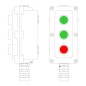 Пост управления взрывонепроницаемый из алюминия LCSD-03-B-MC-P1G(11)x1-P1G(11)x1-P1R(11)x1-PCMB-KA3MHK DKC LCSD21000104 Пост управления взрывонепроницаемый из алюминия LCSD-03-B-MC-P1G(11)x1-P1G(11)x1-P1R(11)x1-PCMB-KA3MHK DKC LCSD21000104