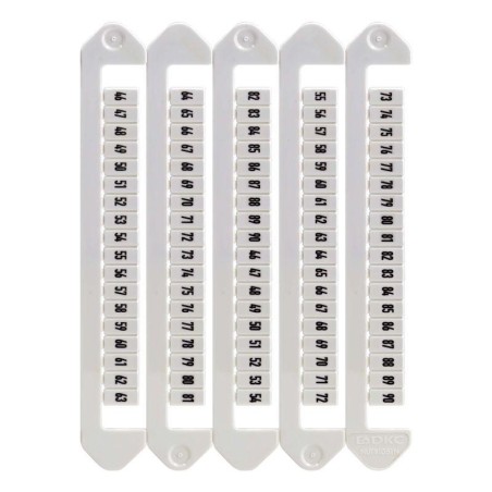 Маркировка для клемм ширина 5мм от 136 до 180 горизонтальная ориентация DKC NUTB-5-136-180H