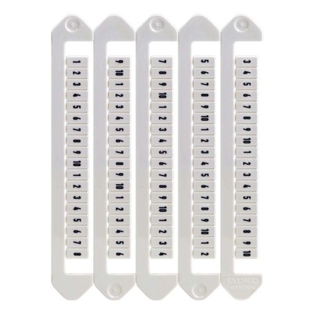 Маркировка для клемм ширина 5мм символ "9" горизонтальная ориентация DKC NUTB-5-9H