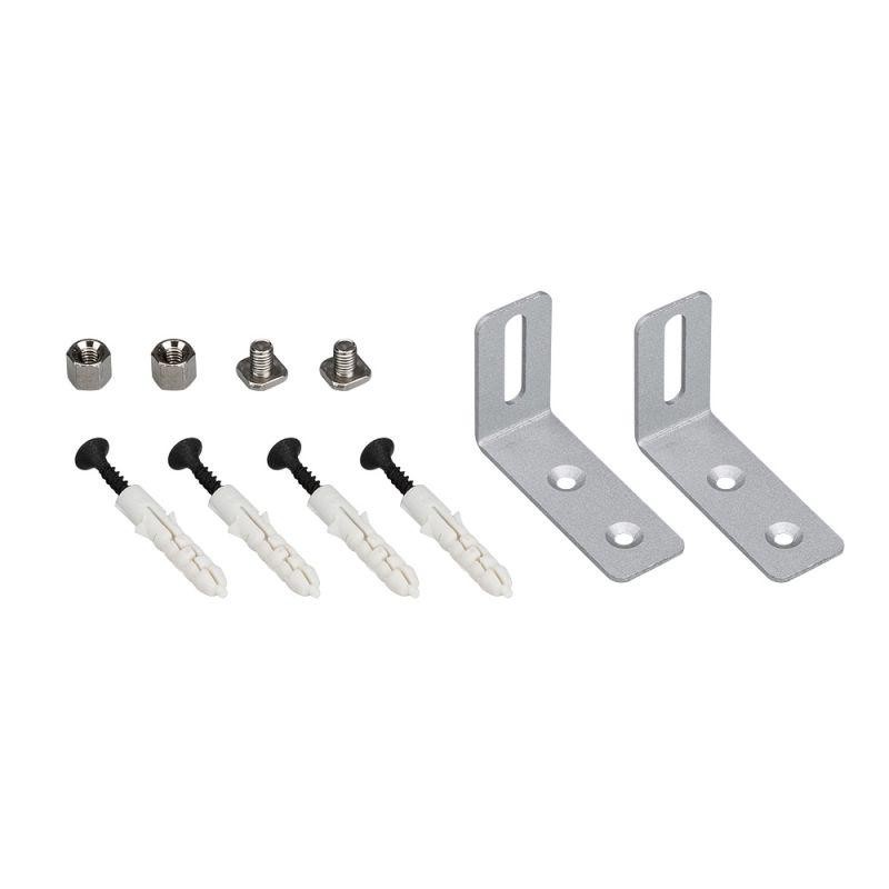 Держатель настенный S2-LINE-FIX-9mm Set (3360) металлArlight 021183 Держатель настенный S2-LINE-FIX-9mm Set (3360) металлArlight 021183