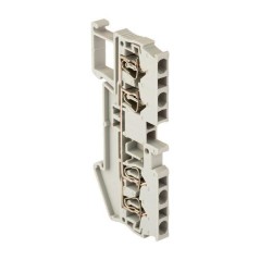 Колодка клеммная JXB-ST-1.5 17.5А 4 вывода пружинная сер. PROxima EKF plc-jxb-st-1.5-4