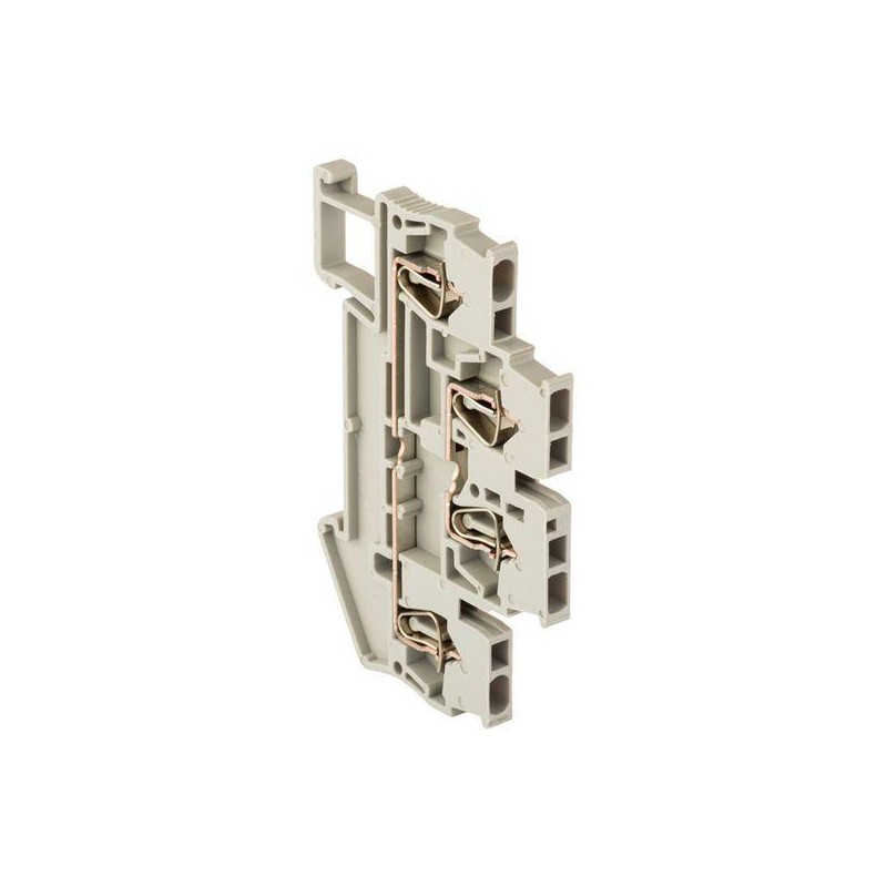 Колодка клеммная JXB-ST-1.5 17.5А двойная пружинная сер. PROxima EKF plc-jxb-st-1.5-4-2