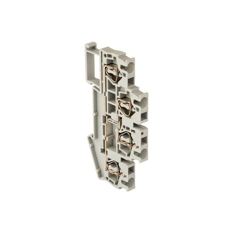 Колодка клеммная JXB-ST-2.5 26А двойная пружинная сер. PROxima EKF plc-jxb-st-2.5-4-2 Колодка клеммная JXB-ST-2.5 26А двойная пружинная сер. PROxima EKF plc-jxb-st-2.5-4-2