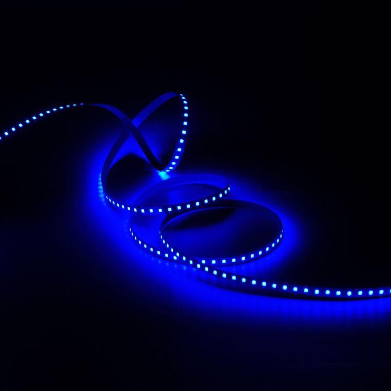 Лента светодиодная Basic 2835/120-SMD 9.6Вт/м син. IP20 624лм/м 12В 8мм (уп.3м) GAUSS BT067 Лента светодиодная Basic 2835/120-SMD 9.6Вт/м син. IP20 624лм/м 12В 8мм (уп.3м) GAUSS BT067