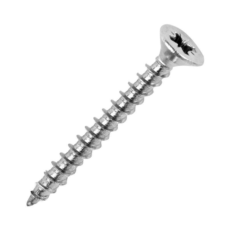 Саморез универсальный острый с потайной головкой 5х80 цинк (уп.10шт) Промрукав PR08.8871 Саморез универсальный острый с потайной головкой 5х80 цинк (уп.10шт) Промрукав PR08.8871