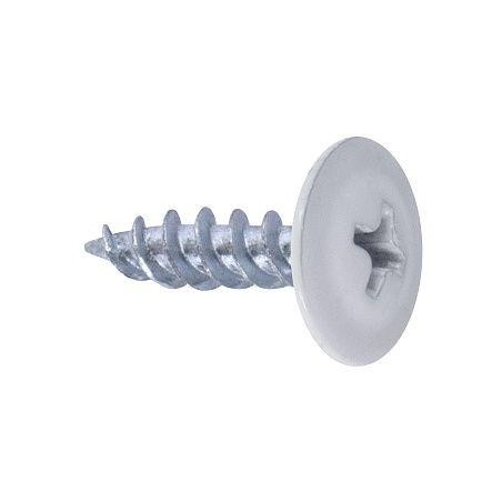 Саморез 4.2х19 с прессшайбой острый цинк RAL 9003 бел. (уп.1000шт) Промрукав PR08.9309