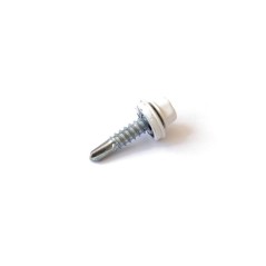 Саморез кровельный 5.5х19 RAL 9003 бел. (уп.100шт) Промрукав PR08.9450