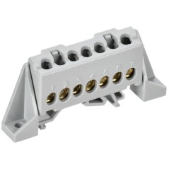 Шина L "фаза" в комб. изол. "Стойка" 6х9-7-Ср TEKFOR IEK TF-NN10-07-DP-K03