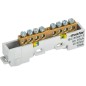 Шина PE "земля" неизол. на универс. держ. 6х9-8-Ж TEKFOR IEK TF-NN10-08-DL-K05 Шина PE "земля" неизол. на универс. держ. 6х9-8-Ж TEKFOR IEK TF-NN10-08-DL-K05
