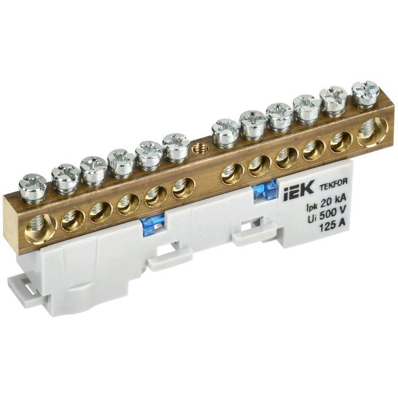 Шина нулевая N неизол. на универс. держ. 8х12-12-С TEKFOR IEK TF-NN20-12-DL-K07 Шина нулевая N неизол. на универс. держ. 8х12-12-С TEKFOR IEK TF-NN20-12-DL-K07