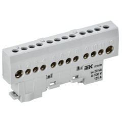 Шина L "фаза" изол. на универс. держ. 8х12-12-Ср TEKFOR IEK TF-NN20-12-KL-K03