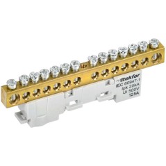 Шина L "фаза" неизол. на универс. держ. 8х12-14-Ср TEKFOR IEK TF-NN20-14-DL-K03