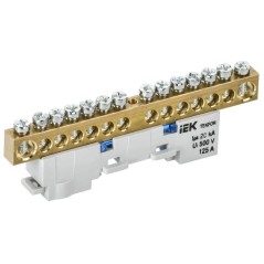 Шина нулевая N неизол. на универс. держ. 8х12-14-С TEKFOR IEK TF-NN20-14-DL-K07