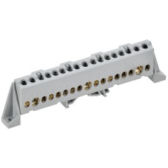 Шина L "фаза" в комб. изол. "Стойка" 8х12-17-Ср TEKFOR IEK TF-NN20-17-DP-K03